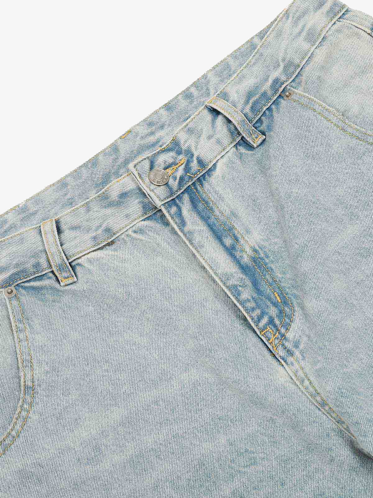 Denim Washed Distressed Barrel Jeans - 2511 - Image 8