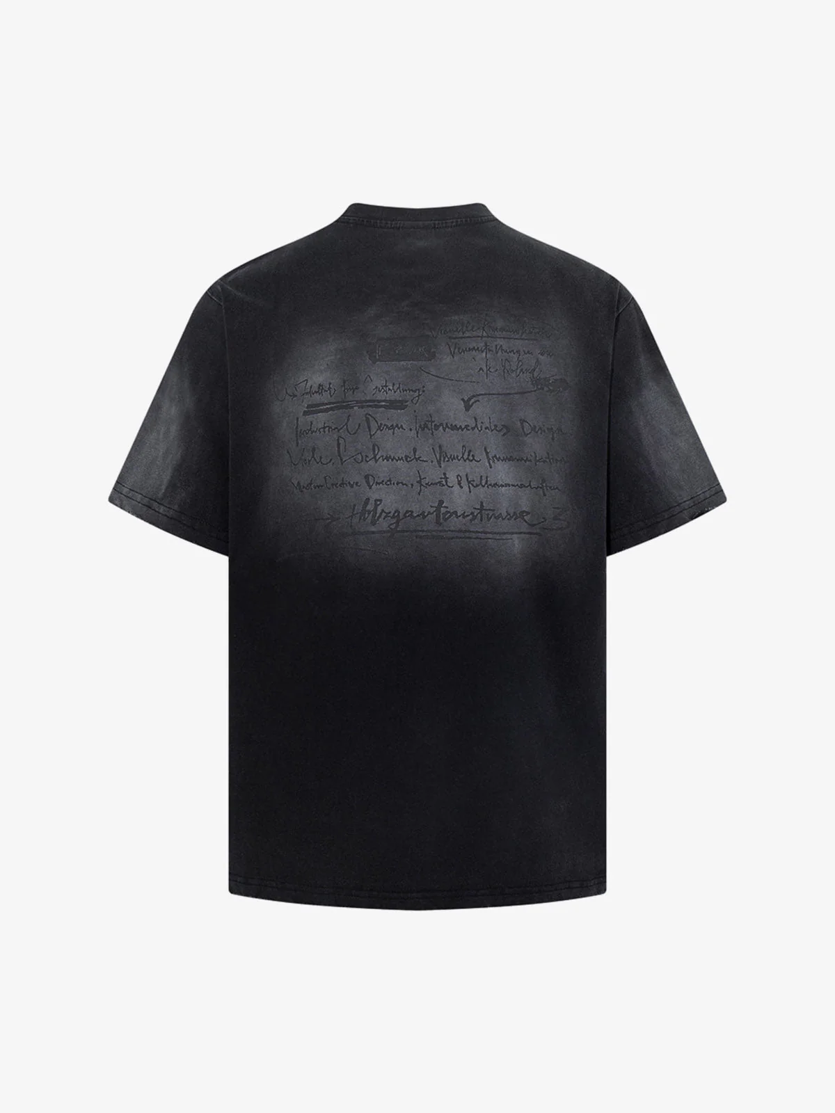 Washed Distressed Graphic Print T-Shirt - Image 2