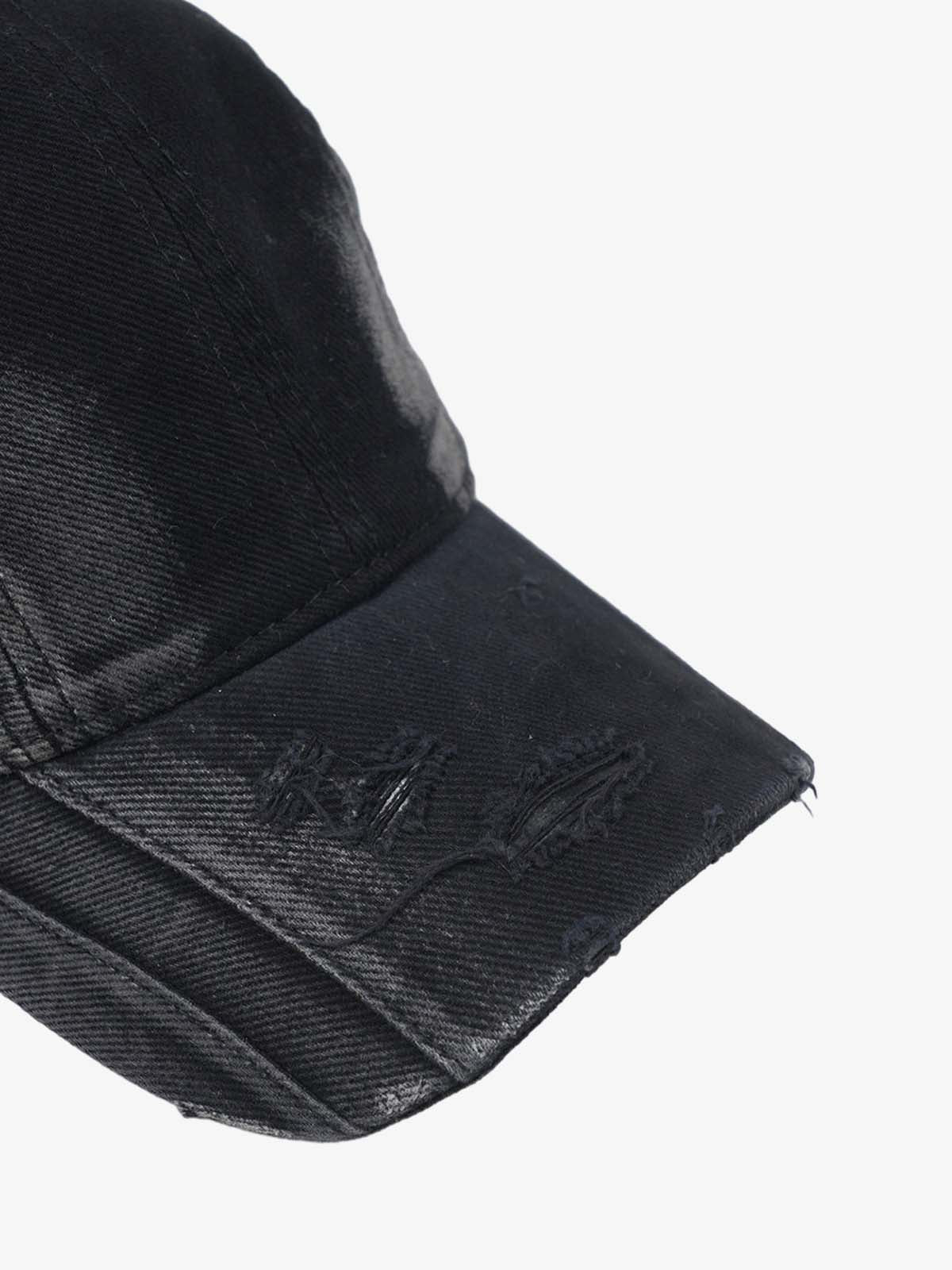 Washed Distressed Panel Baseball Cap - Image 12