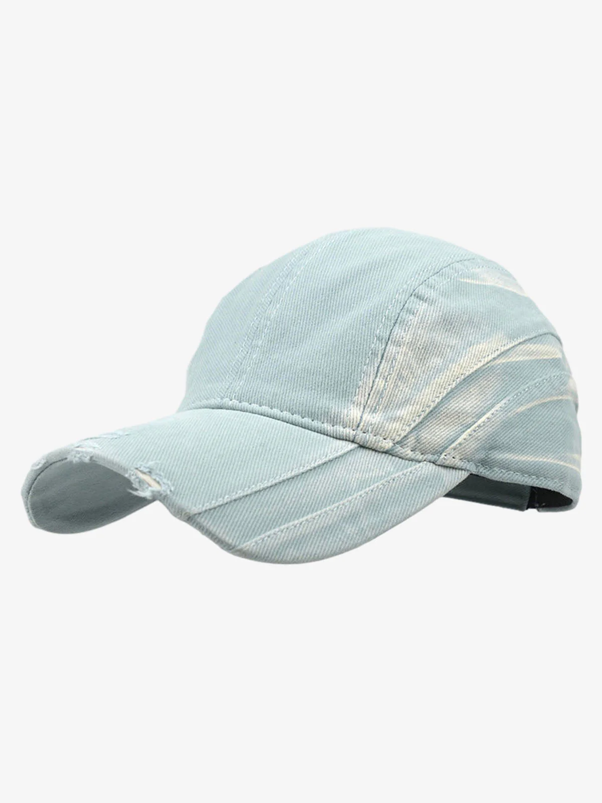 Washed Distressed Panel Baseball Cap - Image 4