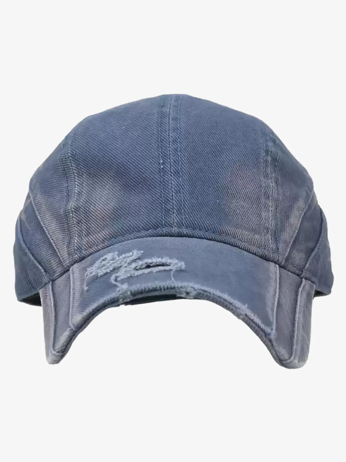 Washed Distressed Panel Baseball Cap - Image 9