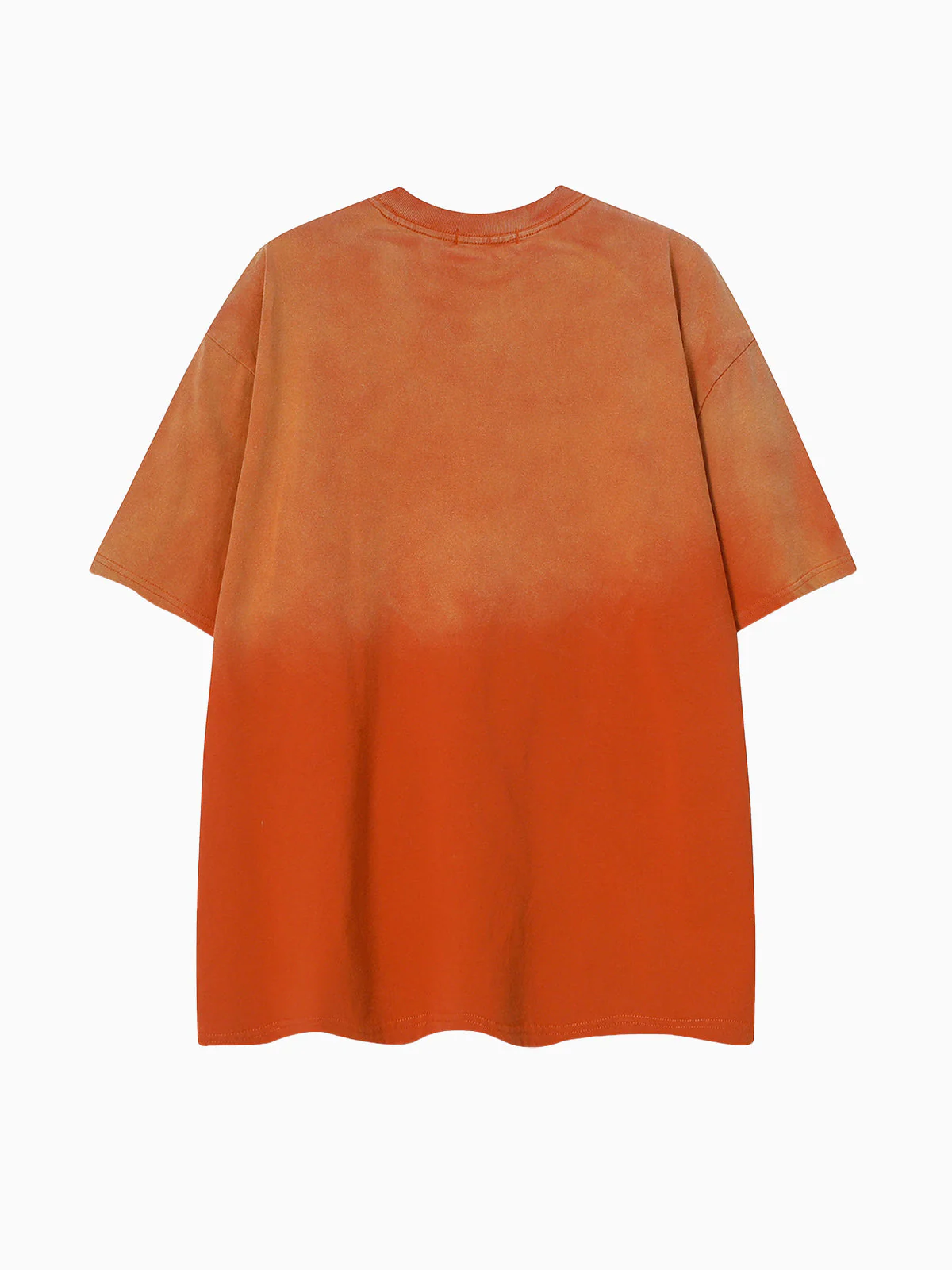 Washed Gradient Gothic Logo Graphic Cotton T-Shirt - Image 2