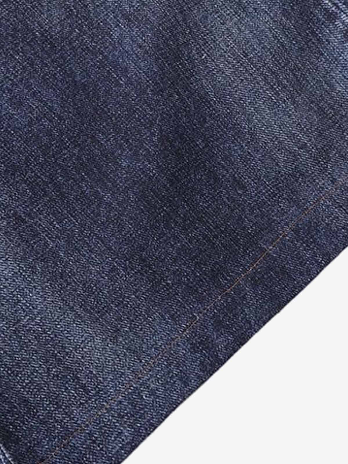 Washed Graffiti Patchwork Print Jeans - Image 5