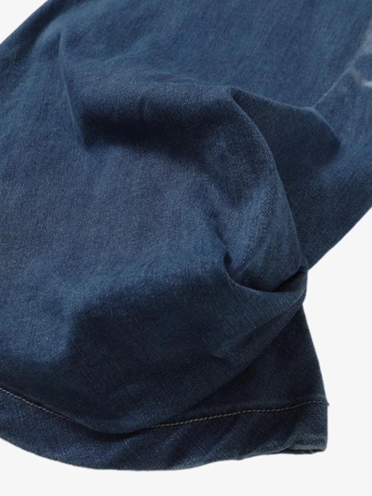 Washed Panel Seam Flare Jeans - Image 4