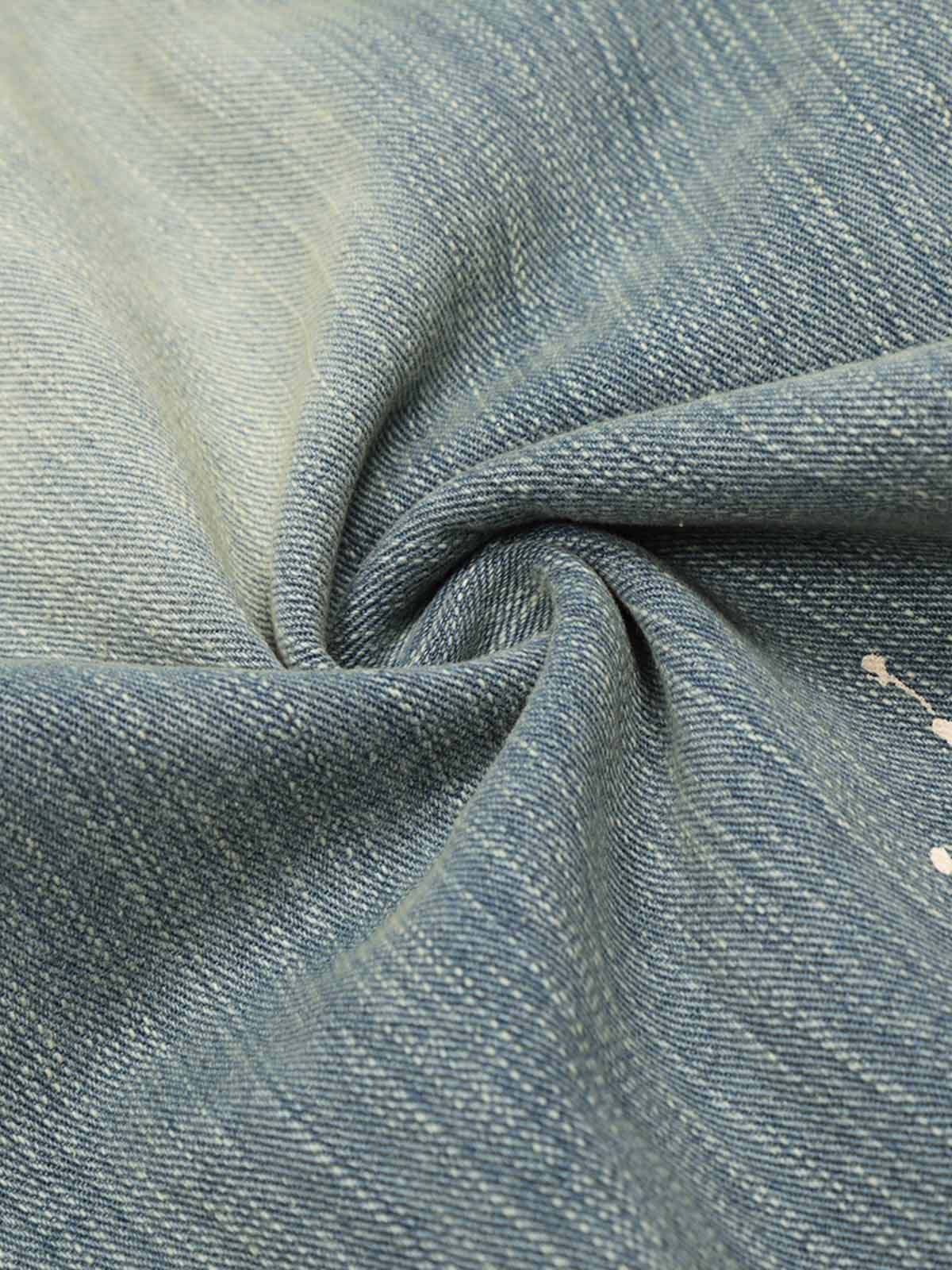Washed Slub Machete Dye Jeans - Image 4