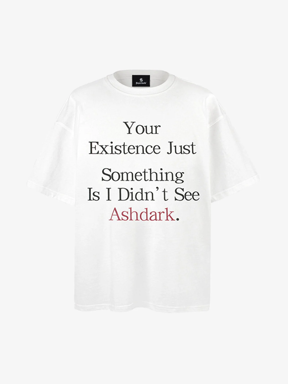 Washed Text Graphic T-Shirt - Image 2