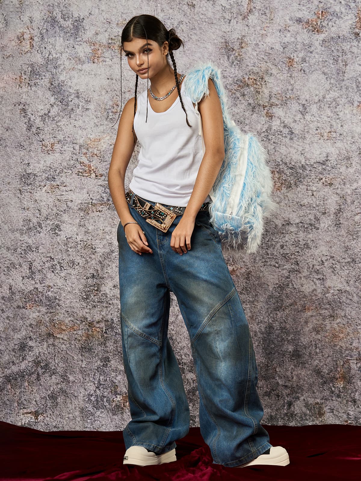 Dirty Dye Baggy Barrel Jeans - Image 10
