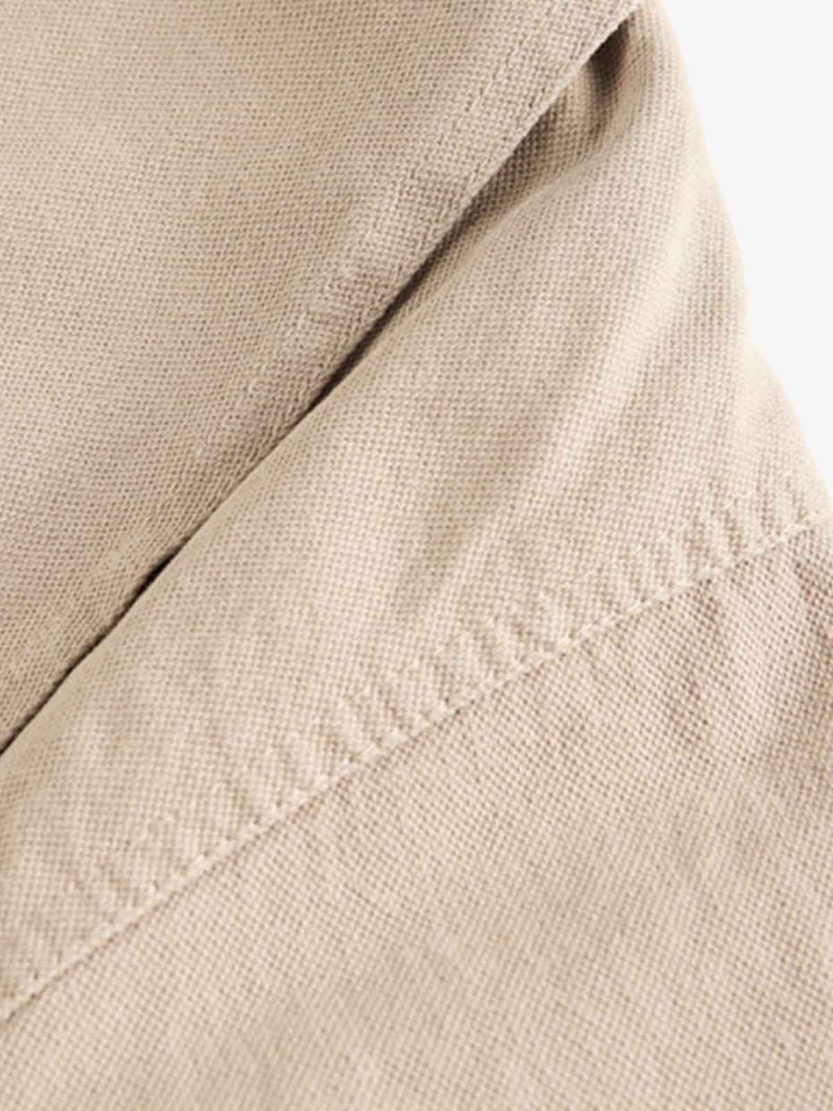 Zip Front Shirt Collar Boxy Jacket - Image 7